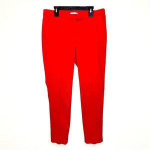 Dalia Textured Red Dress Pants Size 6